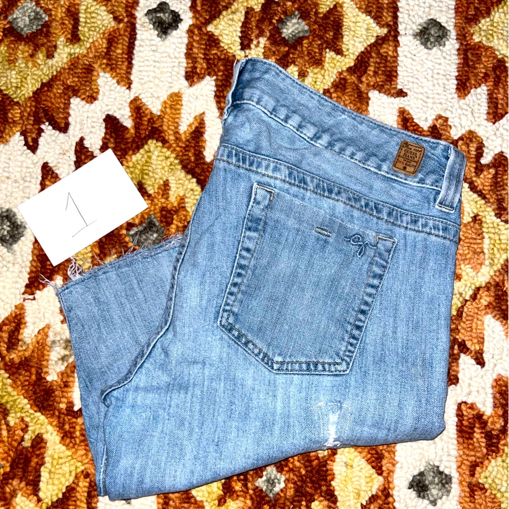 WOMENS GUESS JEANS BERMUDA SHORTS
